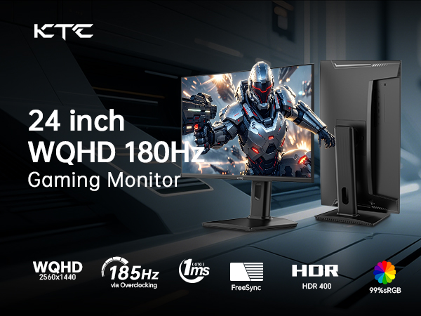 Amazon.com: KTC 24 inch Gaming Monitor QHD 180Hz, Fast IPS