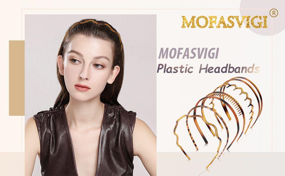 12 Stück Kunststoff-Stirnbänder.