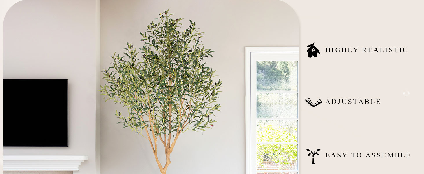 Artificial olive trees