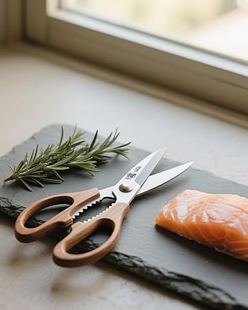Amazon.com: MITSUMOTO SAKARI Japanese Kitchen Scissors, All
