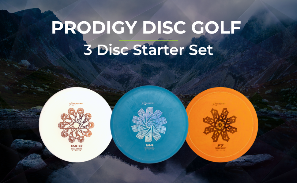 Prodigy Disc Golf 3 disc starter set