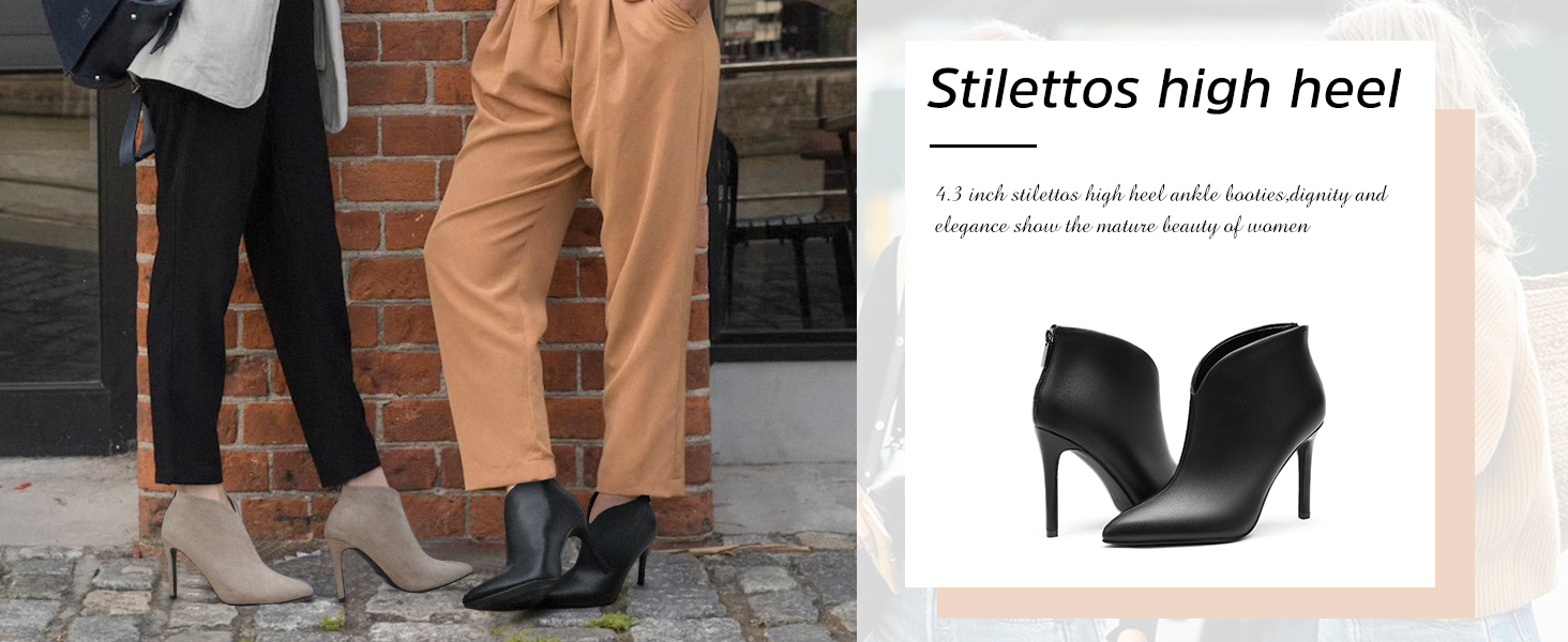 stiletto booties