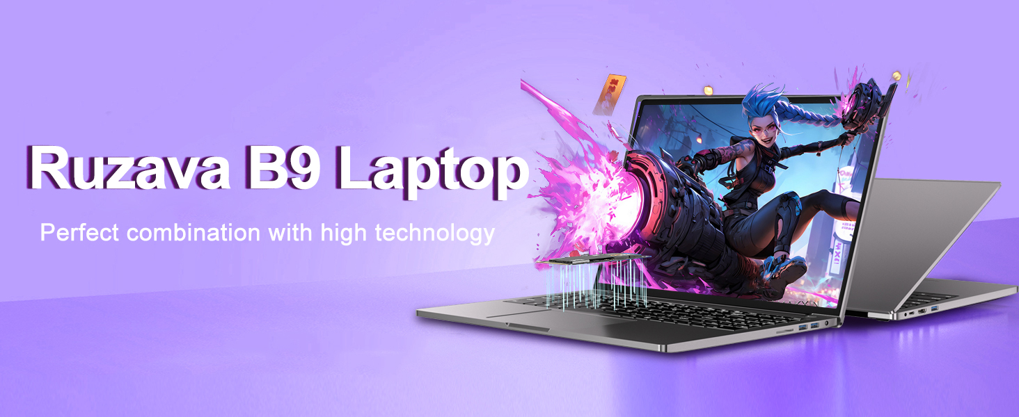 Laptop Gaming Computer 16GB RAM 512GB