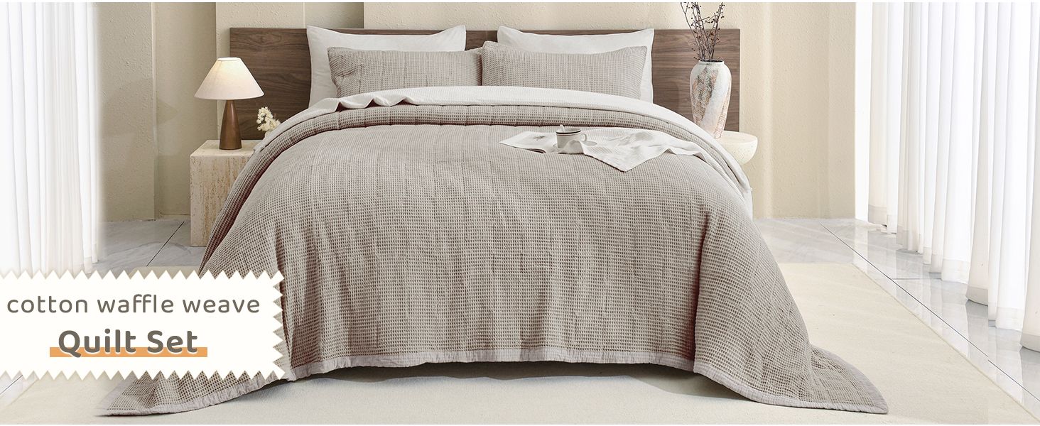 Sanracie Oversized King Bedspread 100% Cotton Waffle Weave Quilt for All Seasons
| Sanracie Oversized King Bedspread Ed5d2563 4a2b 45ec B994 A814531c7ee5. CR0,0,1464,600 PT0 SX1464 V1