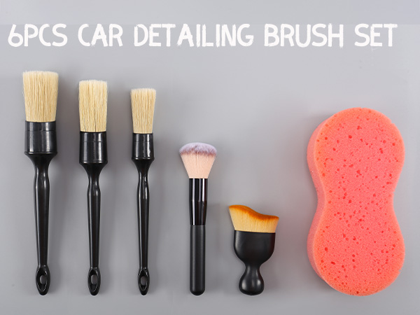 Amazon.com: Birbenben 6PCS Car Detailing Brush Set, Ultra