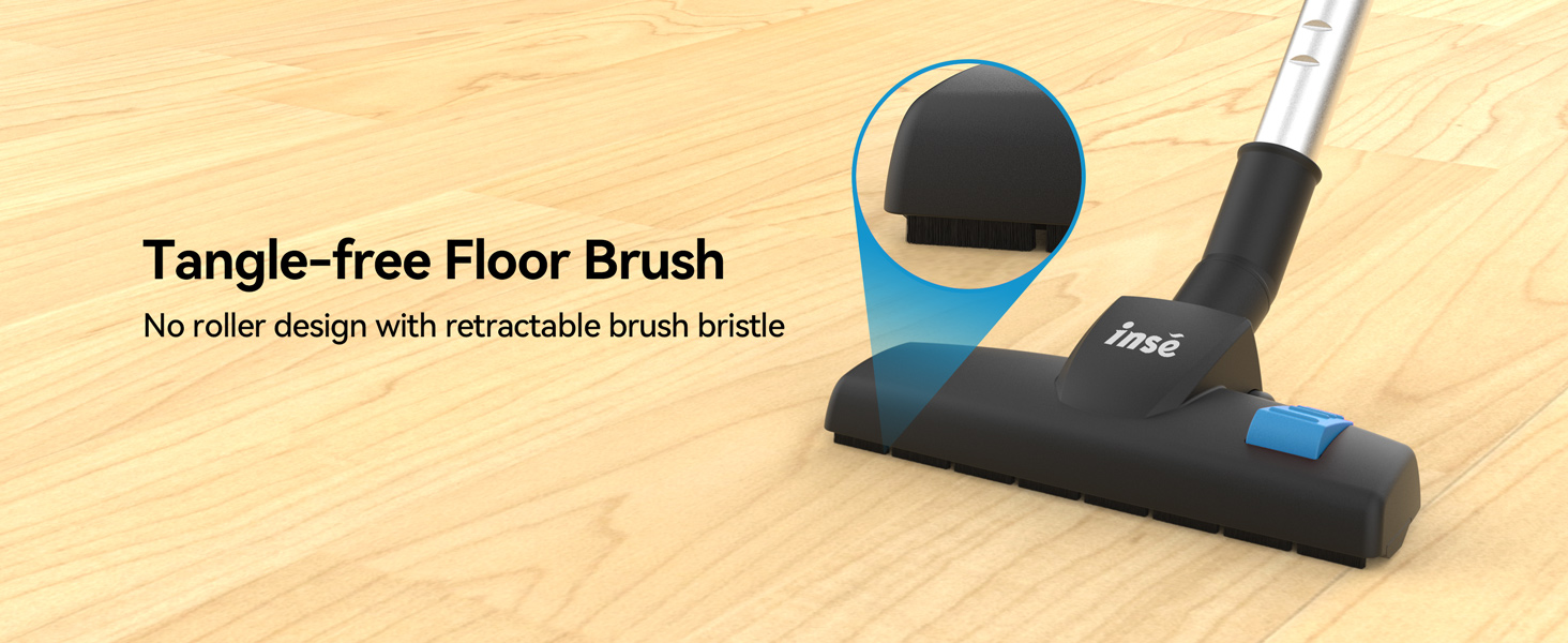 INSE Corded Vacuum Cleaner, Corded Stick Vacuum with 600W