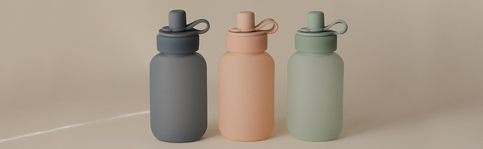 mushie silicone puree pouch baby bottle teething feeding soft food toddler