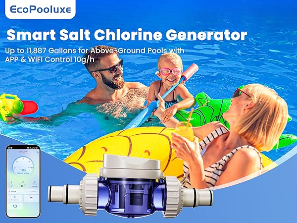 エコウオーター Amazon.com : EcoPooluxe Salt Cell Chlorine Generator for