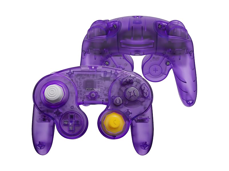 Amazon.com: eXtremeRate Clear Atomic Purple Faceplate