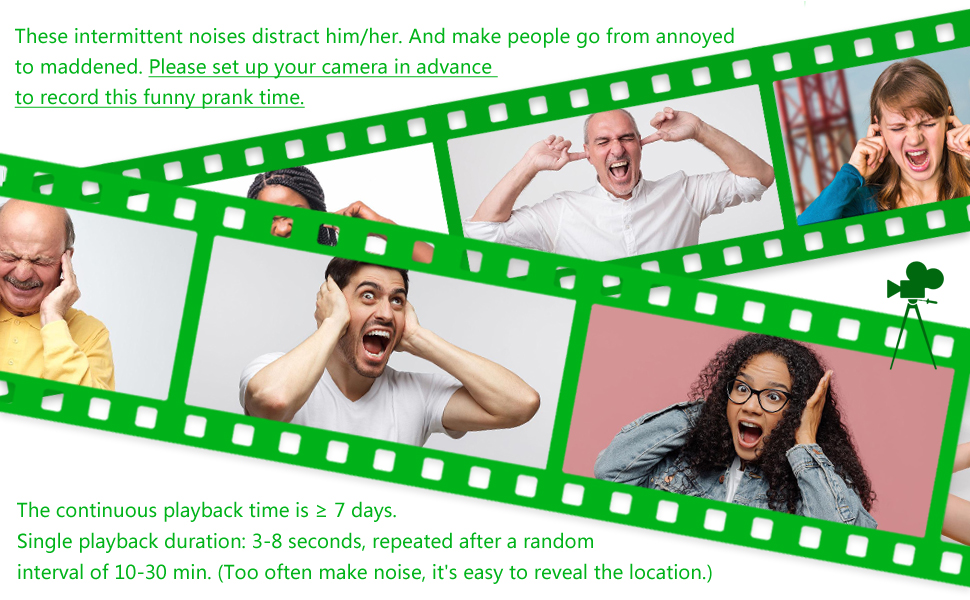 CCMIOCO Mini PCB Lrritating Noisemaker, Prank Stuff, Small