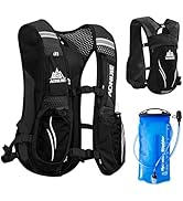 JEELAD Hydration Vest Backpack, Running and Cycling Pack with Water Bladder, for Men and Women