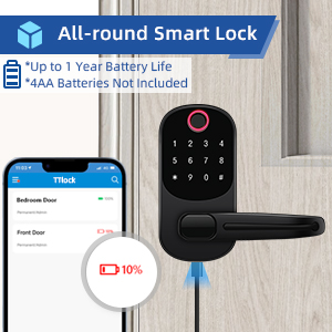 door lock with handle