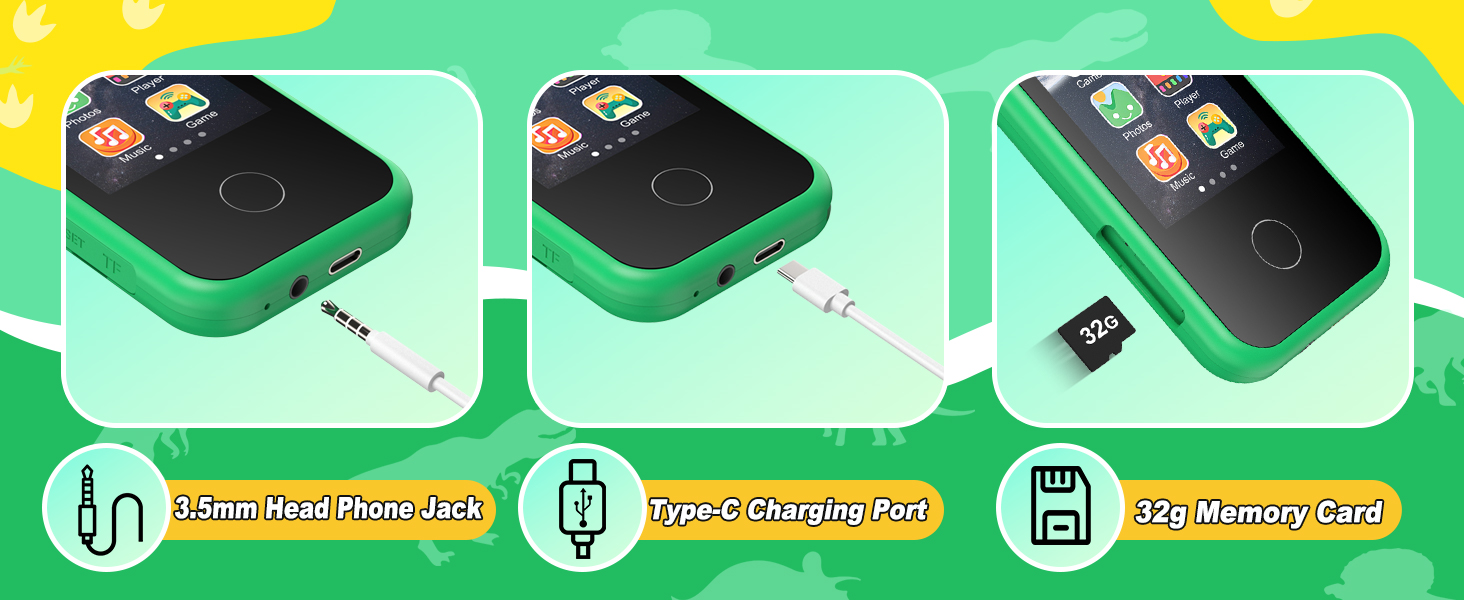 Kids Smart Phone Toys for Boys, 2.8 inch Touchscreen Toddler Phone Toys