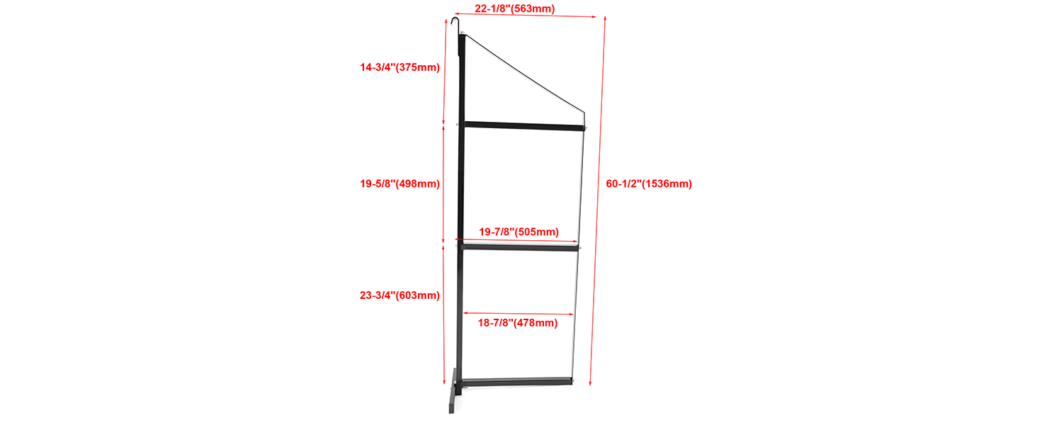 KUAFU Container Shelving Shelf Bracket Universal for