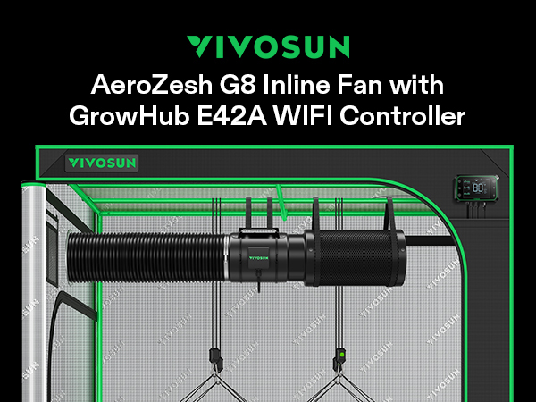 Amazon.com: VIVOSUN AeroZesh G8 Inline Duct Fan, Quiet 8