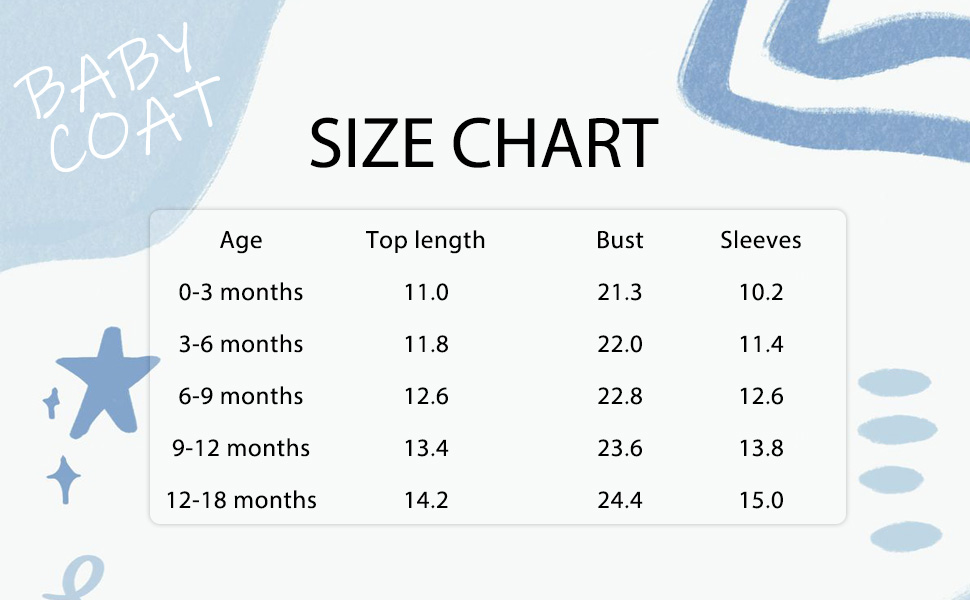 Infant Baby Boys Girls Hooded Zipper Up Jacket Coat Tops Warm Fall Winter Outwear Overcoat