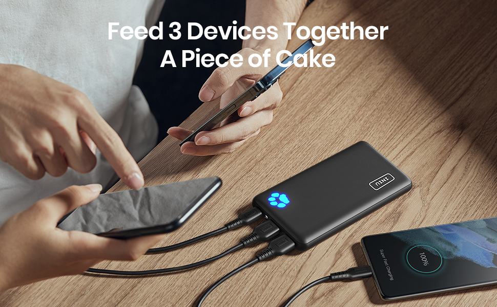 شاحن باور بانك بمنفذ USB C للداخل والخارج