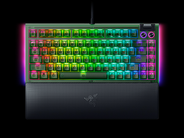 新品☆Razer★blackwidow v4 75%★Phantom Green Amazon.com: Razer BlackWidow V4 75% Mechanical Gaming