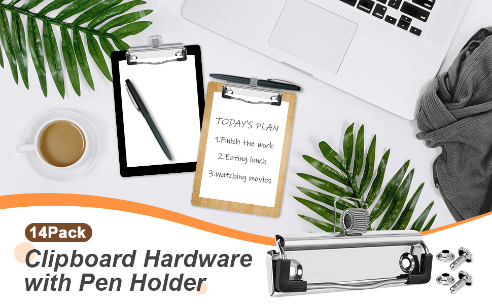 wexpw 14 Pack Clipboard Clips Hardware Replacement