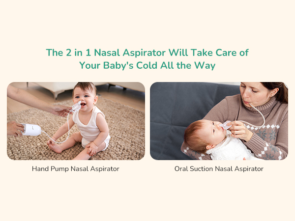 2 in 1 nasal aspirator