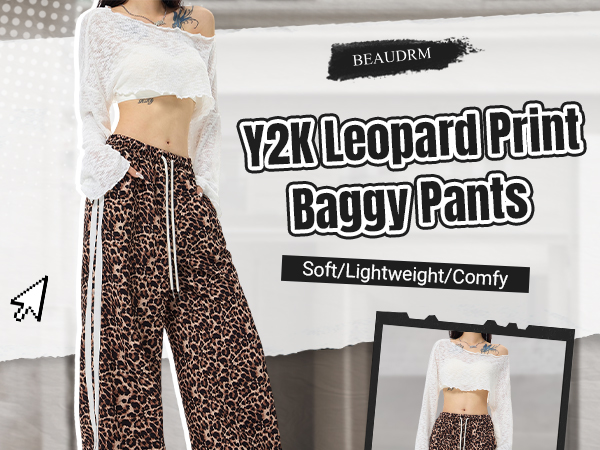 パンツ noremid LEOPARD PANTS M Nerida Leopard Mid Rise Pant – FINESSE