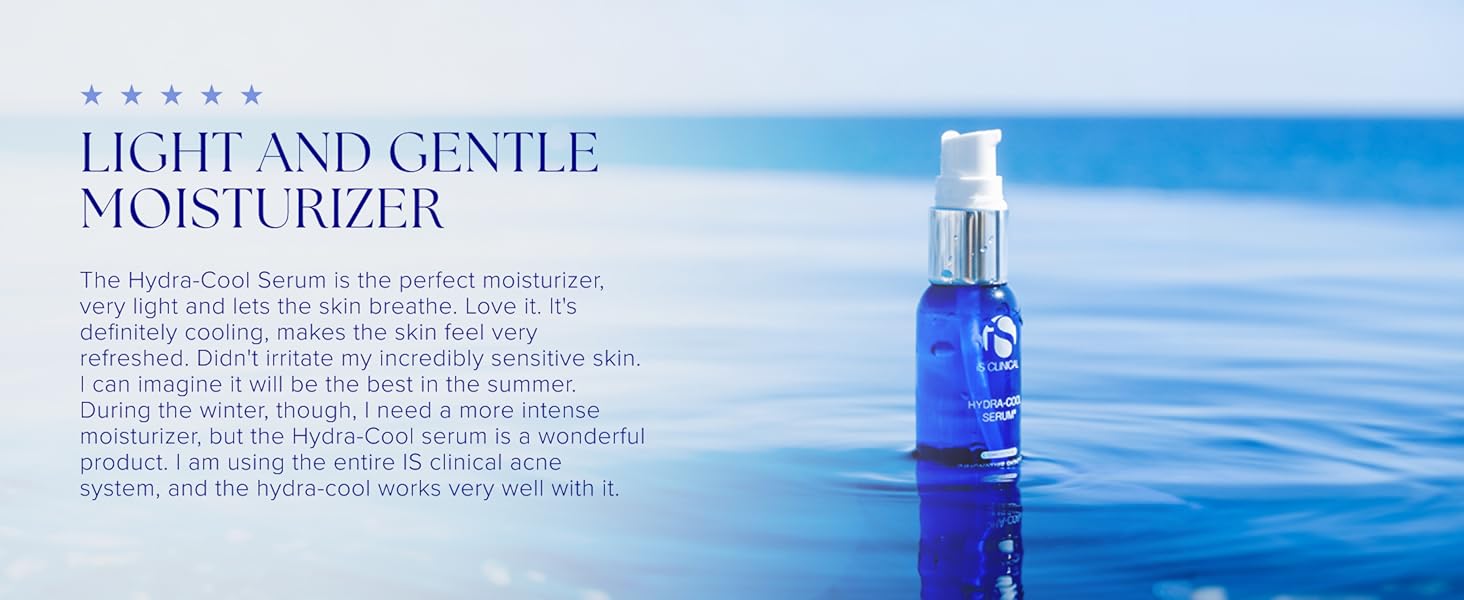 light gentle perfect moisturizer very light  wonderful product using entire acne system