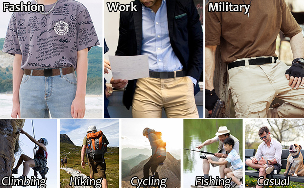 Nylon web belt for outdoor work