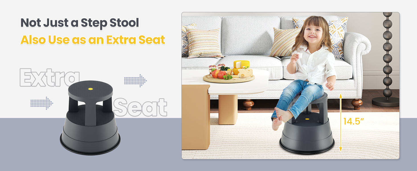 kik rolling step stool