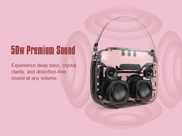 DOSS SoundBox H100 Bluetoothスピーカー Amazon.com: DOSS SoundBox H100 Bluetooth Speaker with 50W