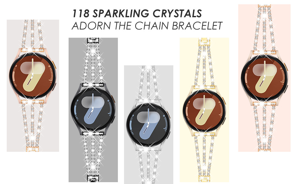 Galaxy - ジュエリ Amazon.com: Surace Compatible With Galaxy Watch 7/6/5/4 Band