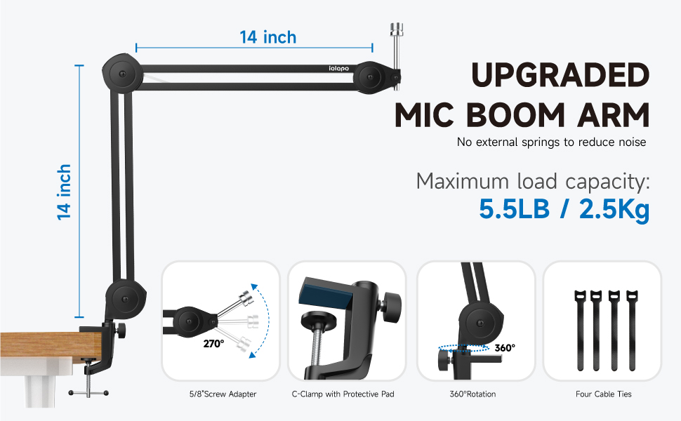mic boom arm