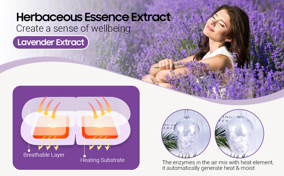 Steam Eye Mask, 10Pcs Heated Eye Mask Warm Compress for Eyes, Disposable Self Heating Eye Mask for Sleep, Travel Essentials and Relaxation Gifts for Women (Lavender) 15 Steam Eye Mask, 10Pcs Heated Eye Mask Warm Compress for Eyes, Disposable Self Heating Eye Mask