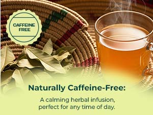 Cup of guava leaf tea showing brewed tea