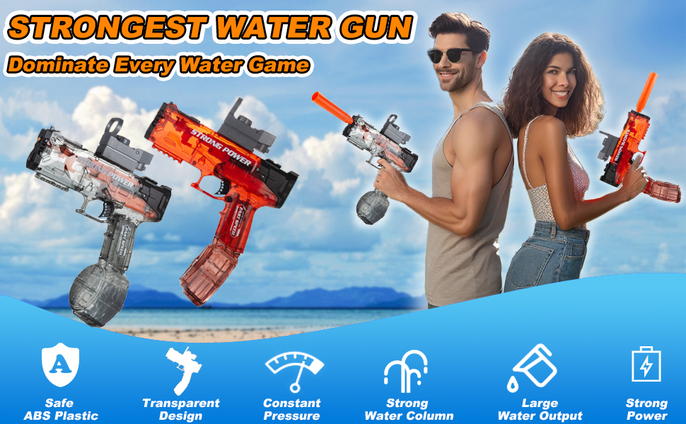 strongest electric water gun