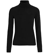 Karen Thomas 100% Pure Cashmere Turtleneck Sweater Women - Pullover, Slim Fit, Soft and Warm Long...