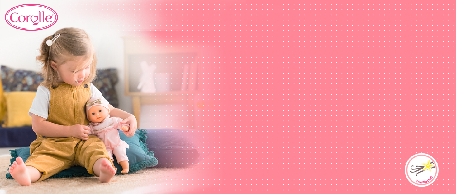 corolle,babypuppe,spielpuppe,ankleidpuppe,weichpuppe,kuschelpuppe,baby,kinder,vanilleduft