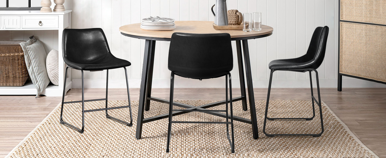black kitchen chairs