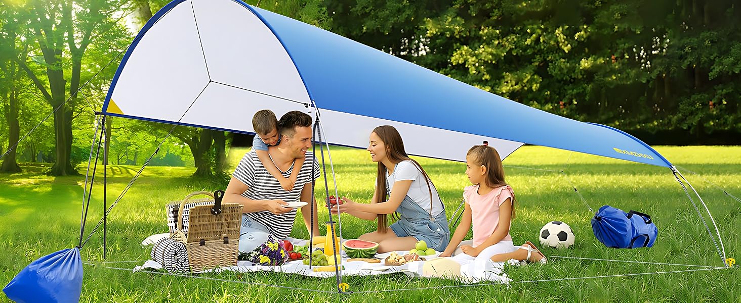 beach shade canopy