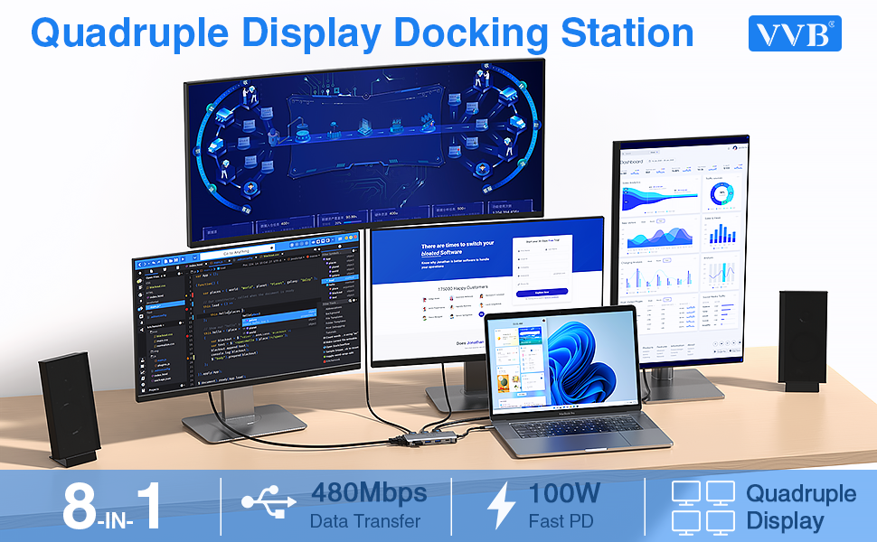 Docking Station usb c docking station dual monitor usb c docking station