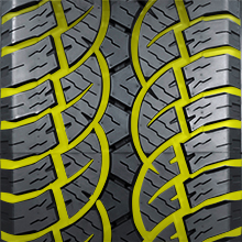 Atturo Trail Blade A/T self-cleaning design