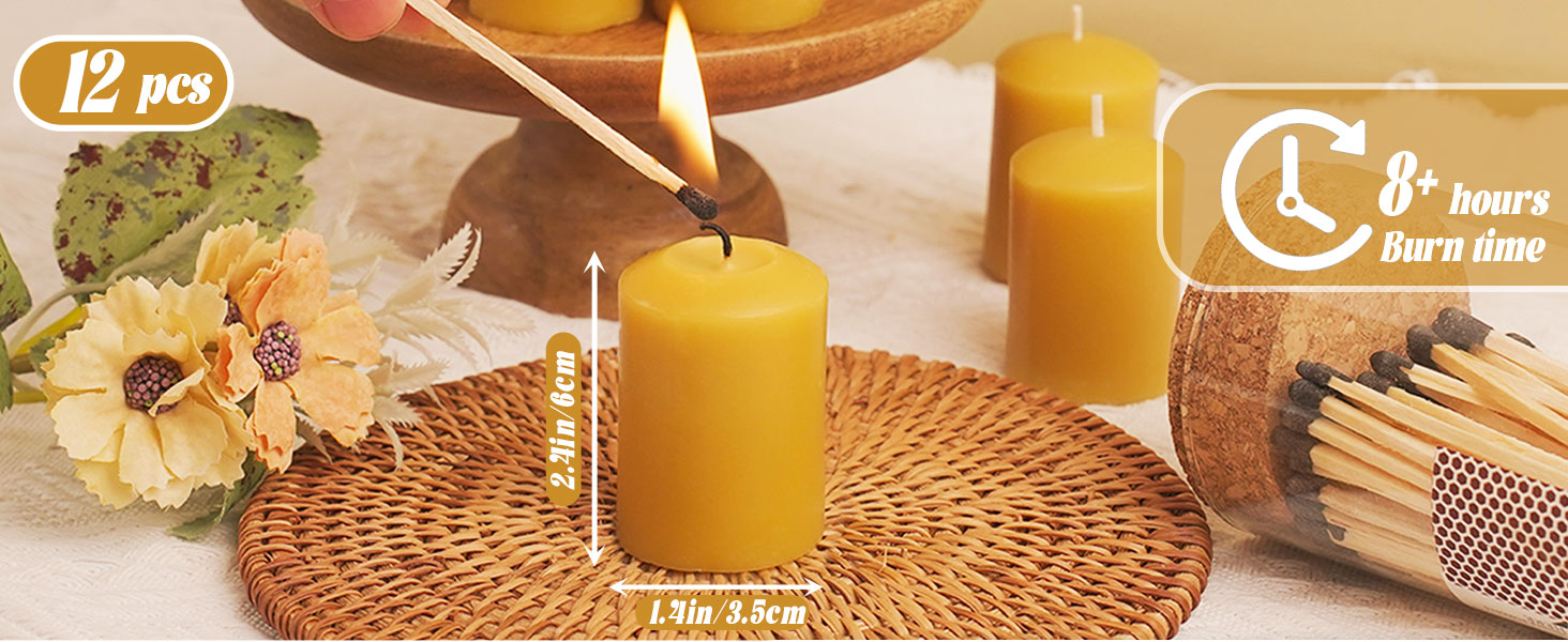 beeswax votive candles