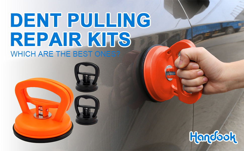 Handook Dent Puller, 3 Pcs Car Dent Puller Removal Kit, Large Small