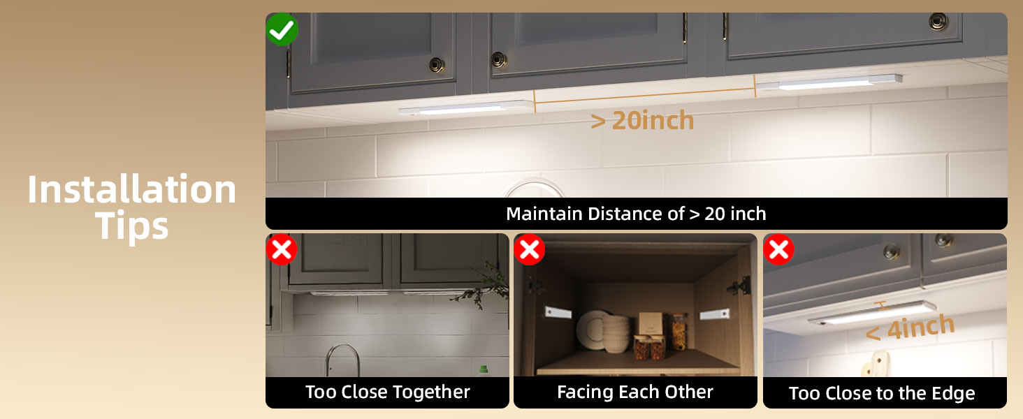Wireless Closet Lights Battery Operated