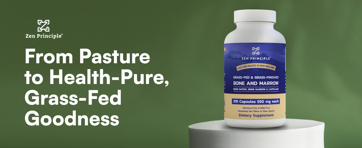 grass-fed bone and marrow capsules