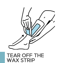 TEAR OFF THE WAX STRIPS