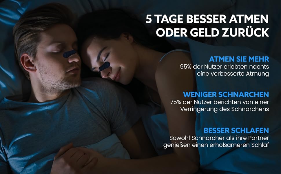 Nasenpflater Nose Stripe Anti Schnarch Schnarchen Atmung besser atmen Nasen pflaster 