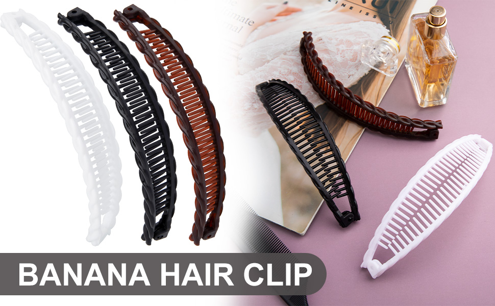 Winsyison Banana Hair Clips