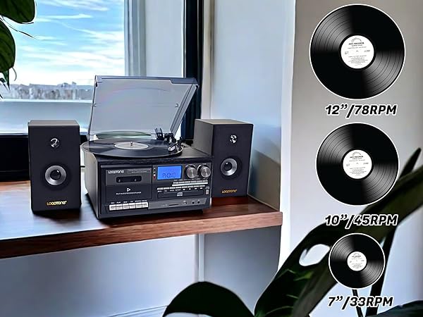 西LP S?ber Reddo 0602445811878 Universal /00260 Amazon.com: LoopTone Vinyl Record Player with Dual 15W