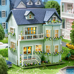 有名作家　ミニチュアドール　木製人形 ドール インテリア 置物 ハンドメイド freak-dollhouse_ai-0601-05