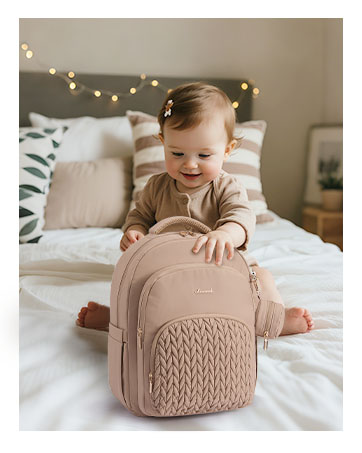 LOVEVOOK Puffer Diaper Bag Backpack